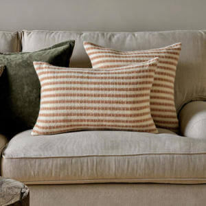 Nkuku Sanval Wool Cushion Cover Rust 60 x 40cm